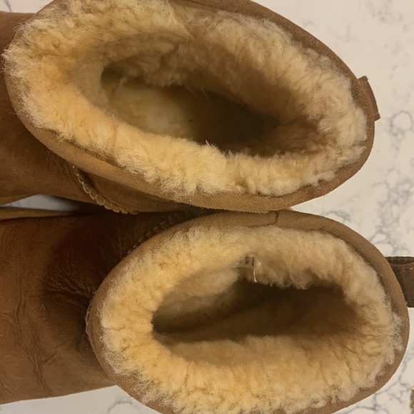 LL Bean item 297183 booties sz 6 chestnut color Australian sheepskin lined - Picture 13 of 13